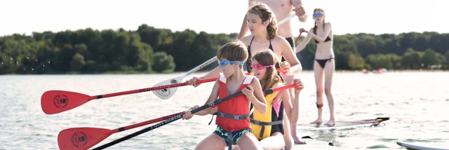 Lac Du Der Familie Paddle