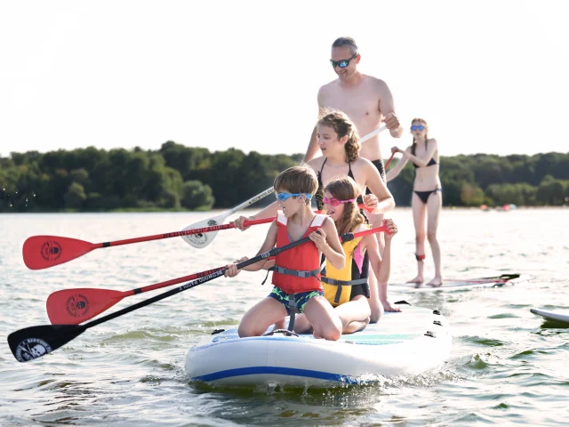 Lac Du Der Famille Paddle