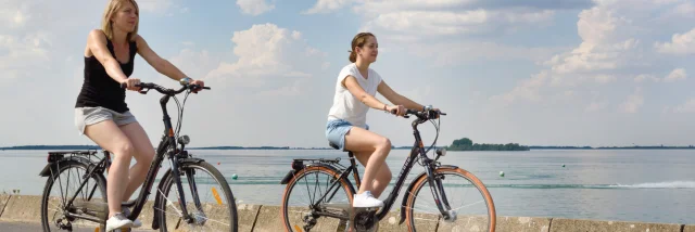 Vélos lac du Der piste cyclable