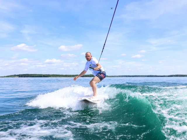 Lac du Der water skiing