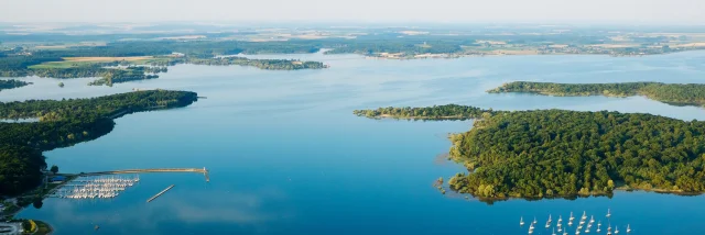 Aerial; lac du der, 2013