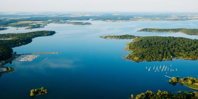 Aérien; lac du der, 2013