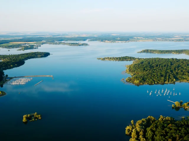 Aérien; lac du der, 2013