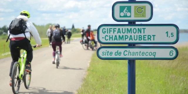 Tour du Lac du Der à vélo - Signalétique