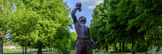 Estatua de hierro fundido - Artesanía - Arte