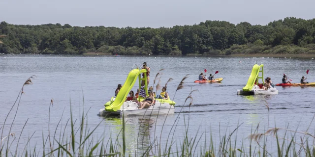 Pedalos et Canoes au Lac du Der