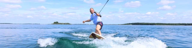 Wakesurf au Lac du Der