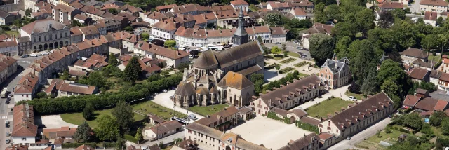 Vue aérienne de Montier-en-Der