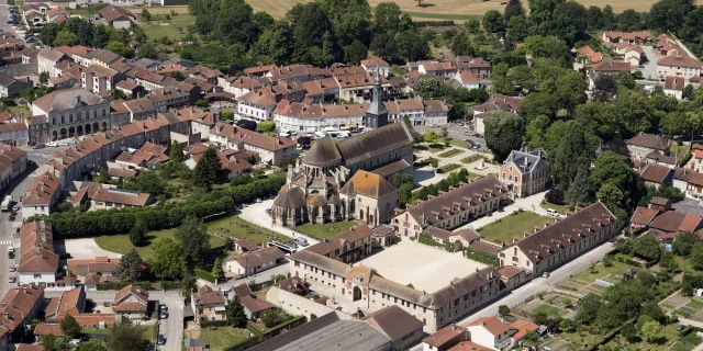 Vue aérienne de Montier-en-Der