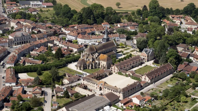 Vue aérienne de Montier-en-Der