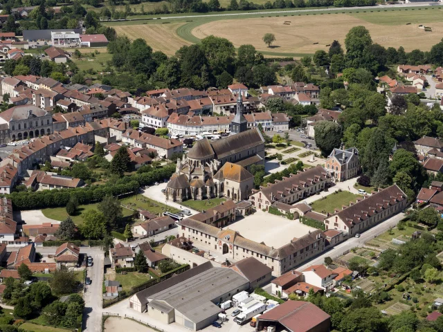 Vue aérienne de Montier-en-Der