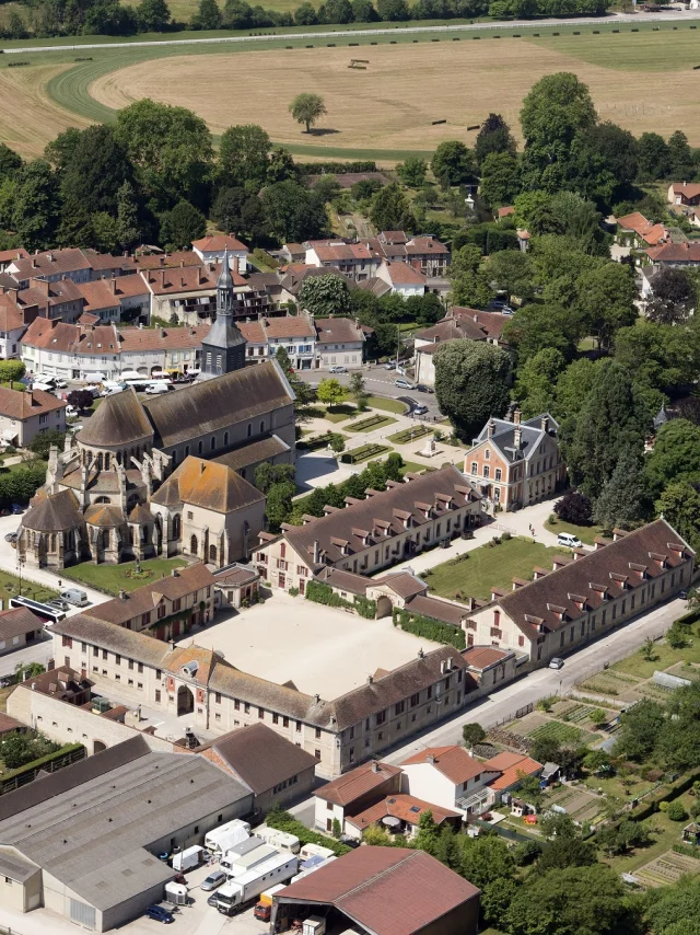 Vue aérienne de Montier-en-Der