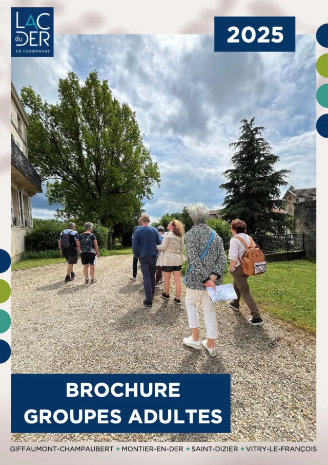 Couverture Brochure Groupes Adultes 2025